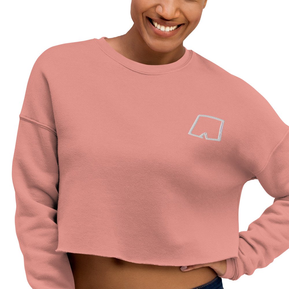Crop Sweatshirt w/ Embroidered Logo — Fat Pants Brewing Co.
