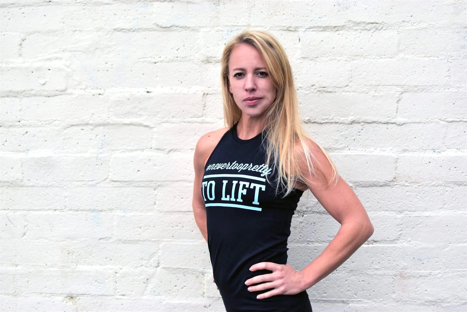 Black Halter Never Too Pretty TO LIFT