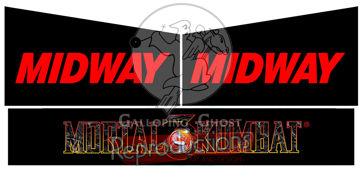 Mortal Kombat III - MK3 - Arcade Marquee