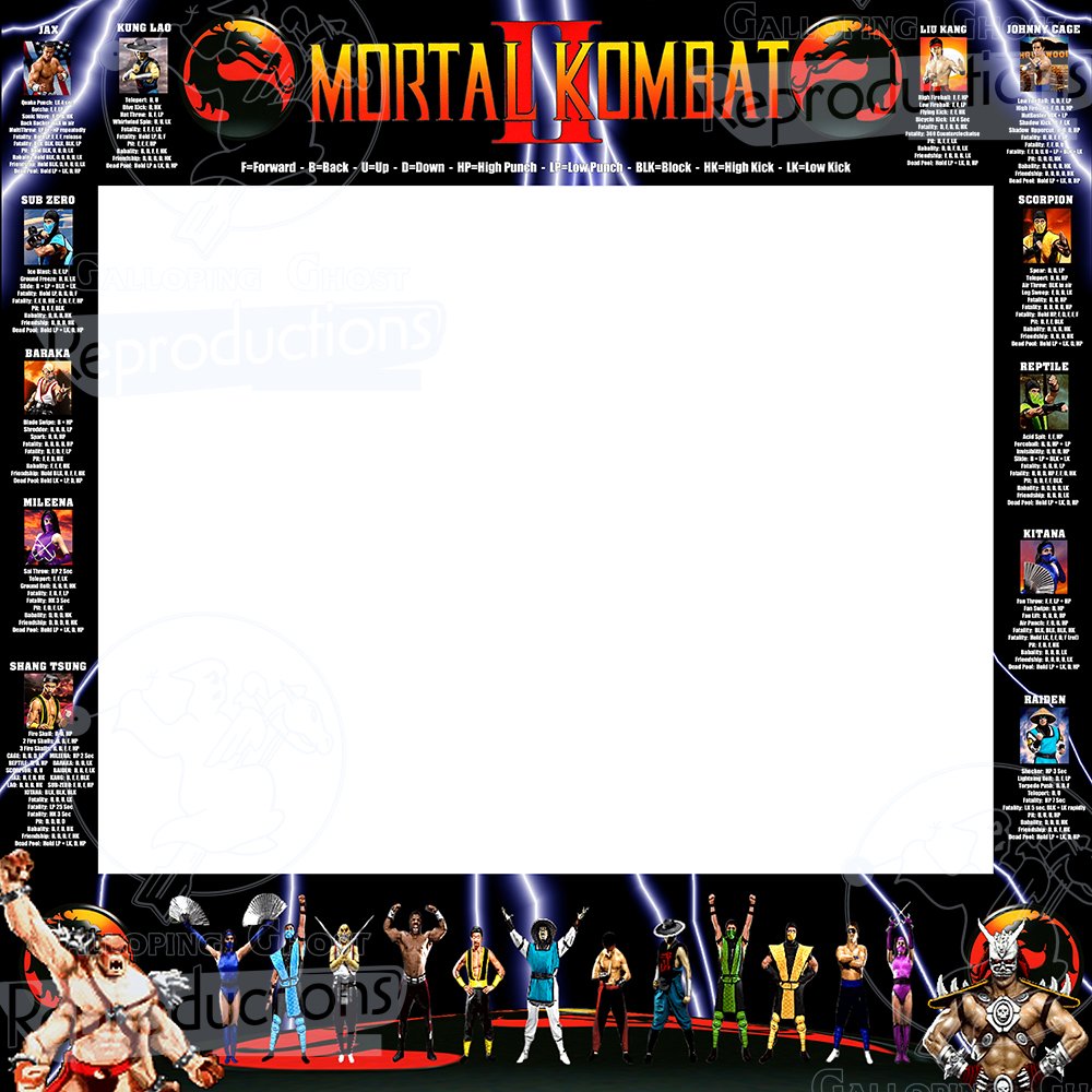 Mortal Kombat II — Galloping Ghost Reproductions