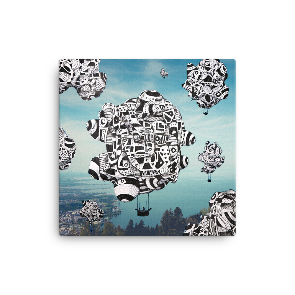 The Journey Lakey 16x16 Canvas Print Francisco Gonzalez