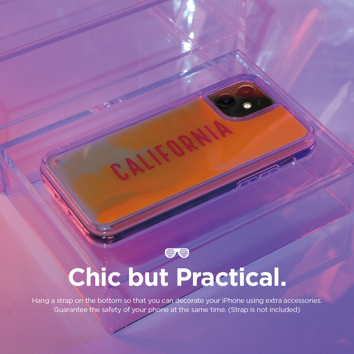 Iphone 11 Sand Case 6 1 California Neon Orange Nightglow