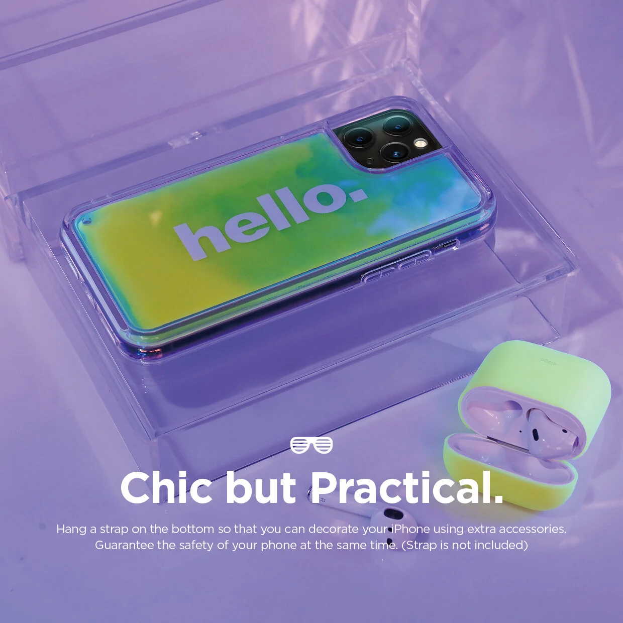 Iphone 11 Pro Max Sand Case 6 5 Hello Neon Yellow Nightglow
