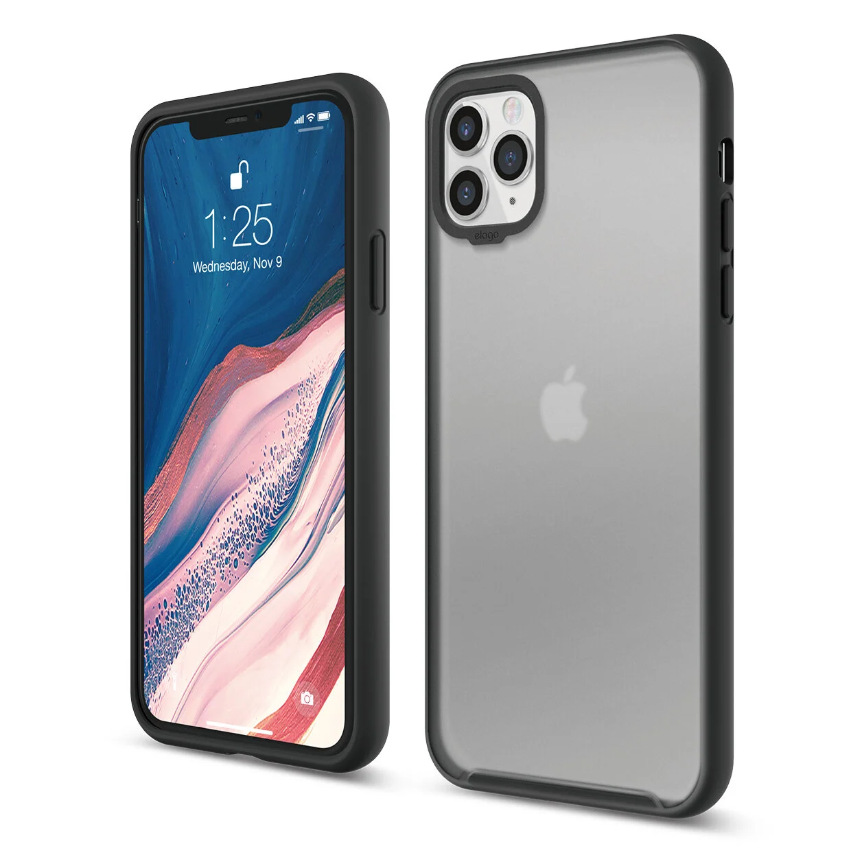 Iphone 11 Pro Pro Max Clear Hybrid Case Sf White Elago