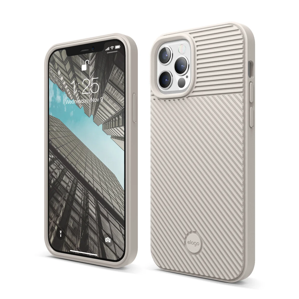 6.1 Dise/ño Anti-Deslizante Protecci/ón Carcasa TPU Flexible Antigolpes elago Cushion Funda Compatible con iPhone 12 y Compatible con iPhone 12 Pro Funda Jean Ind/ígo