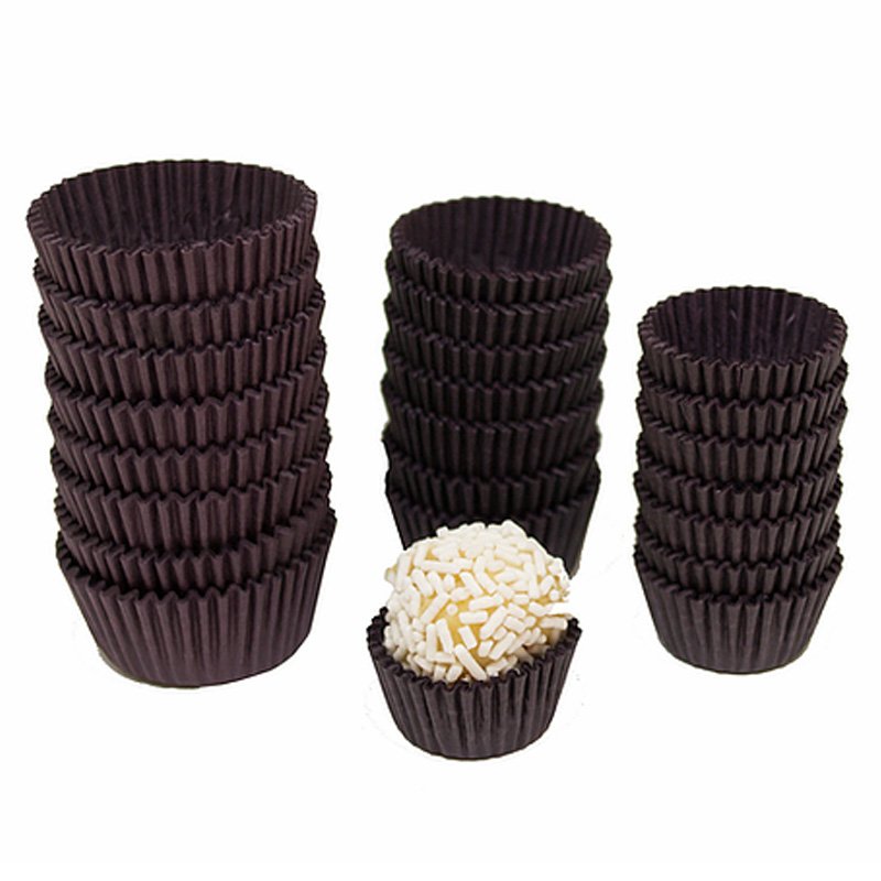 Brigadeiro | Truffle | Bonbon Paper Liner - (Size 4)- 100 Pack |  Brigadeiro/Chocolate
