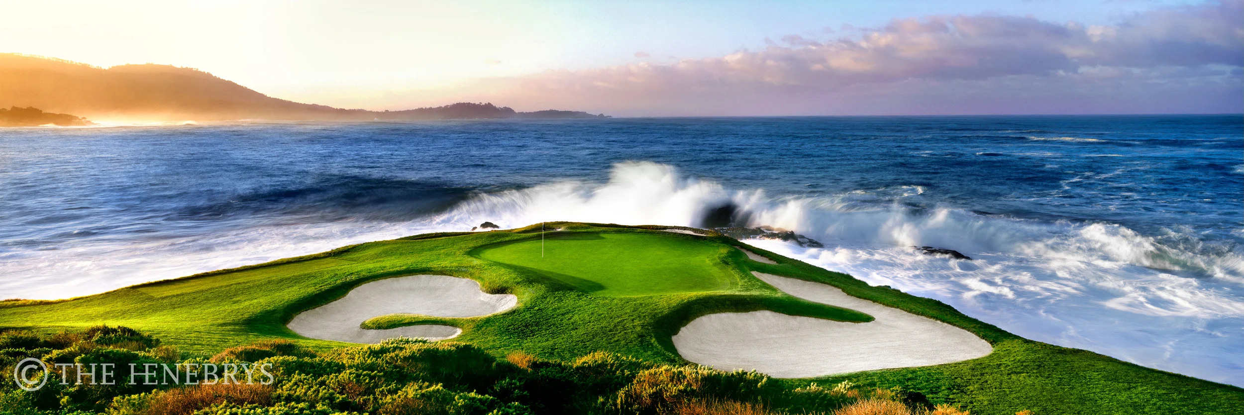 Pebble Beach Golf Links® Hole 7 “King Tide” Panorama