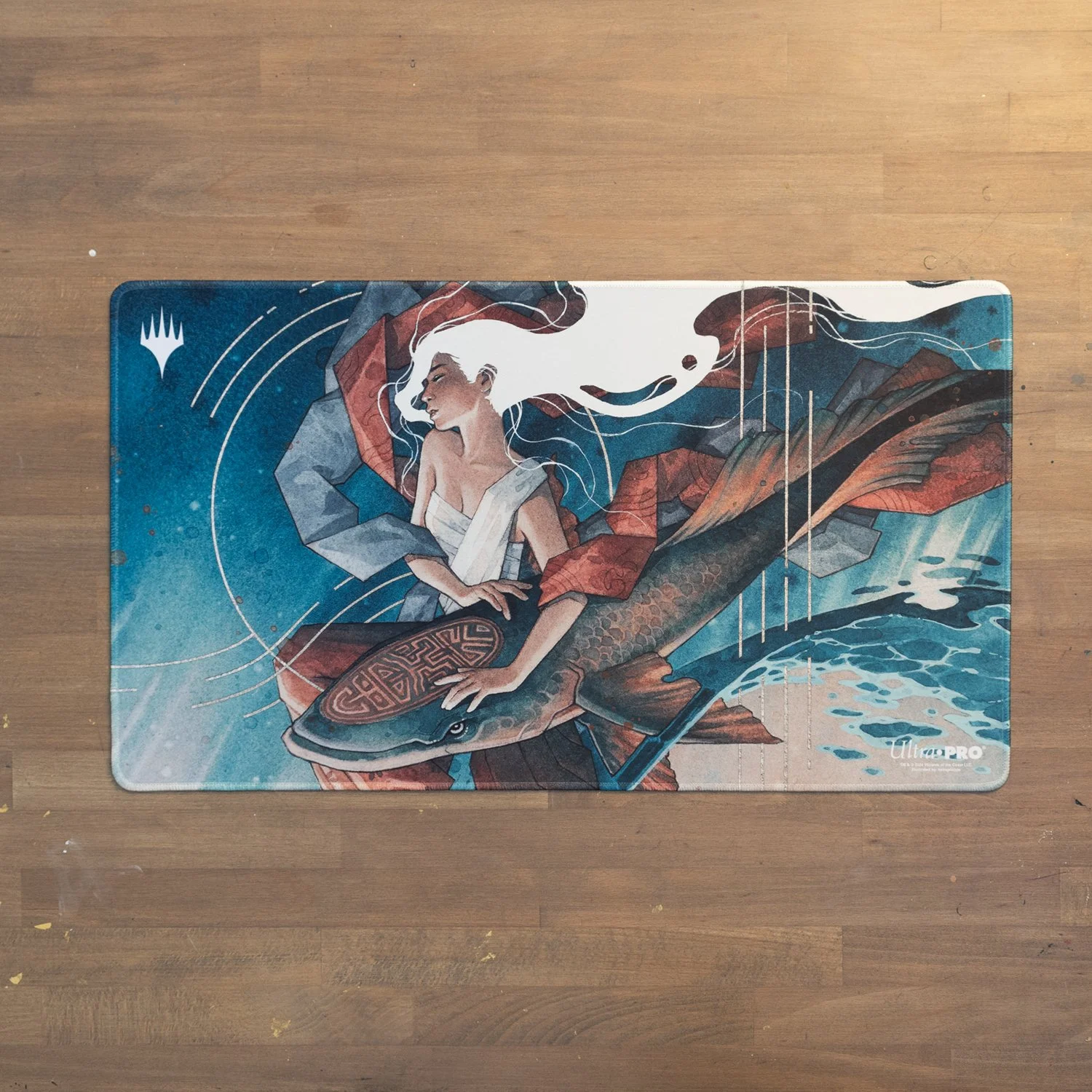 飢えたオオヤマネコ mtg プレイマット hungry lynx playmat