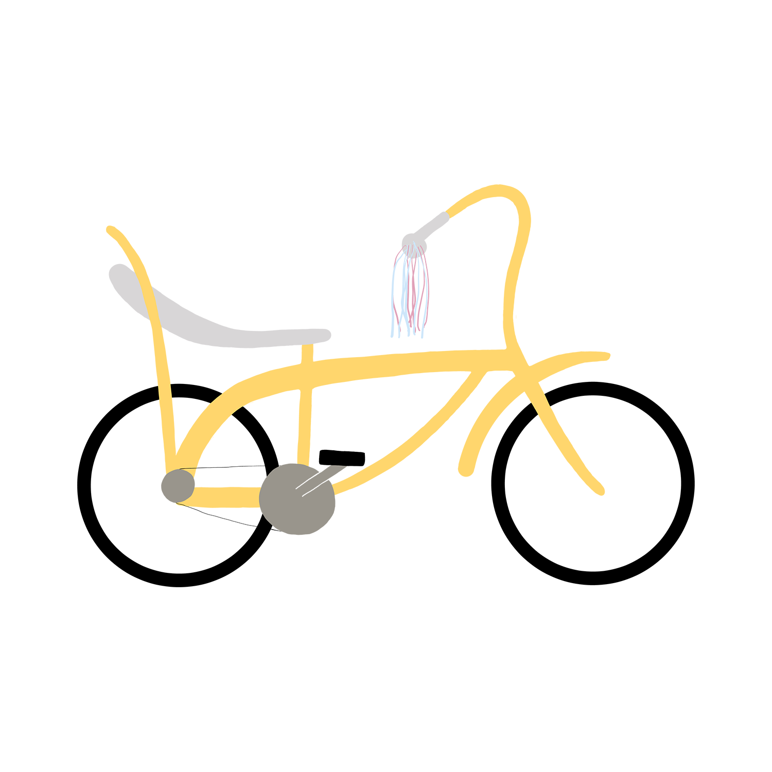 yellow banana bike