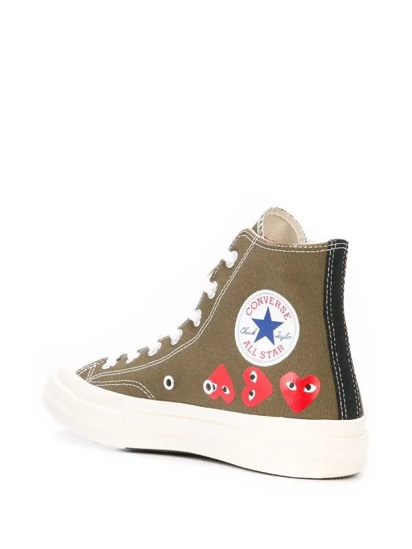 converse cdg kaki