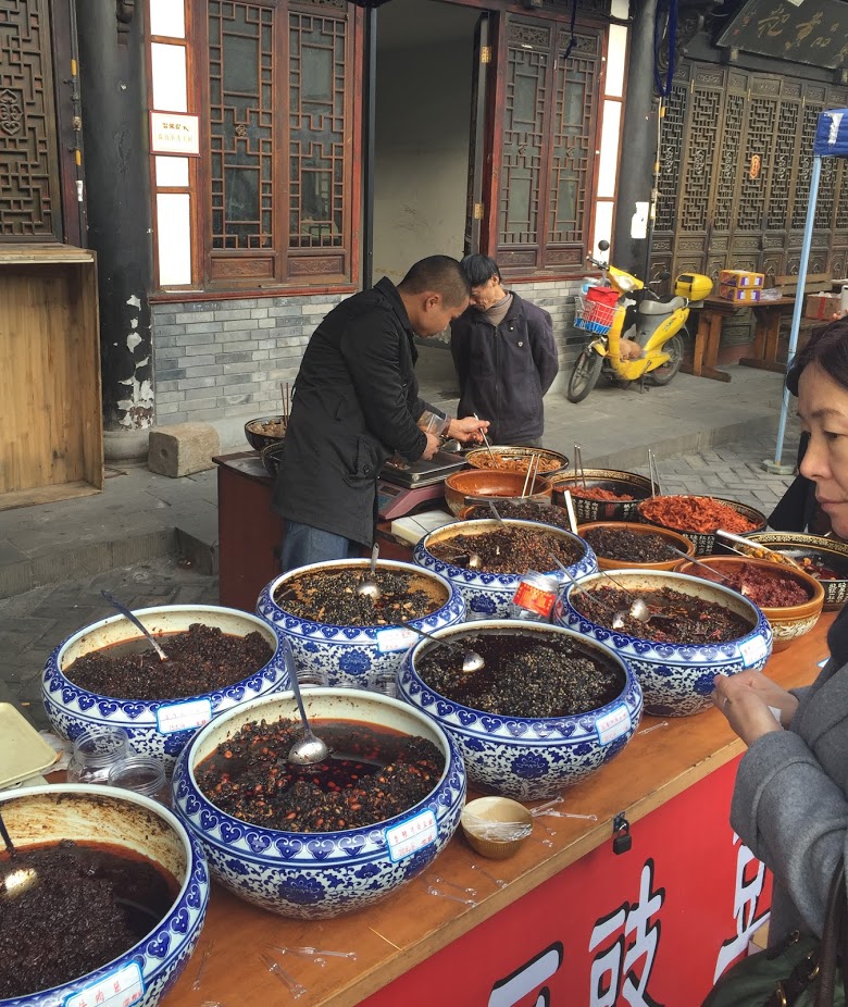 a "sauce" vendor, Chengdu