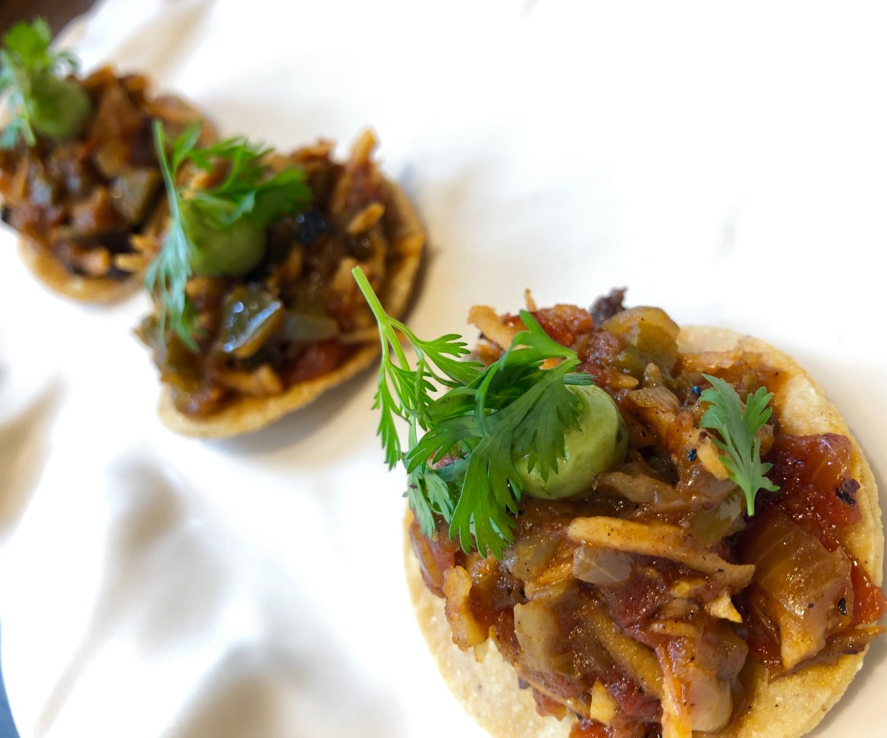 用椰子制成的TOSTADAS'Mentias