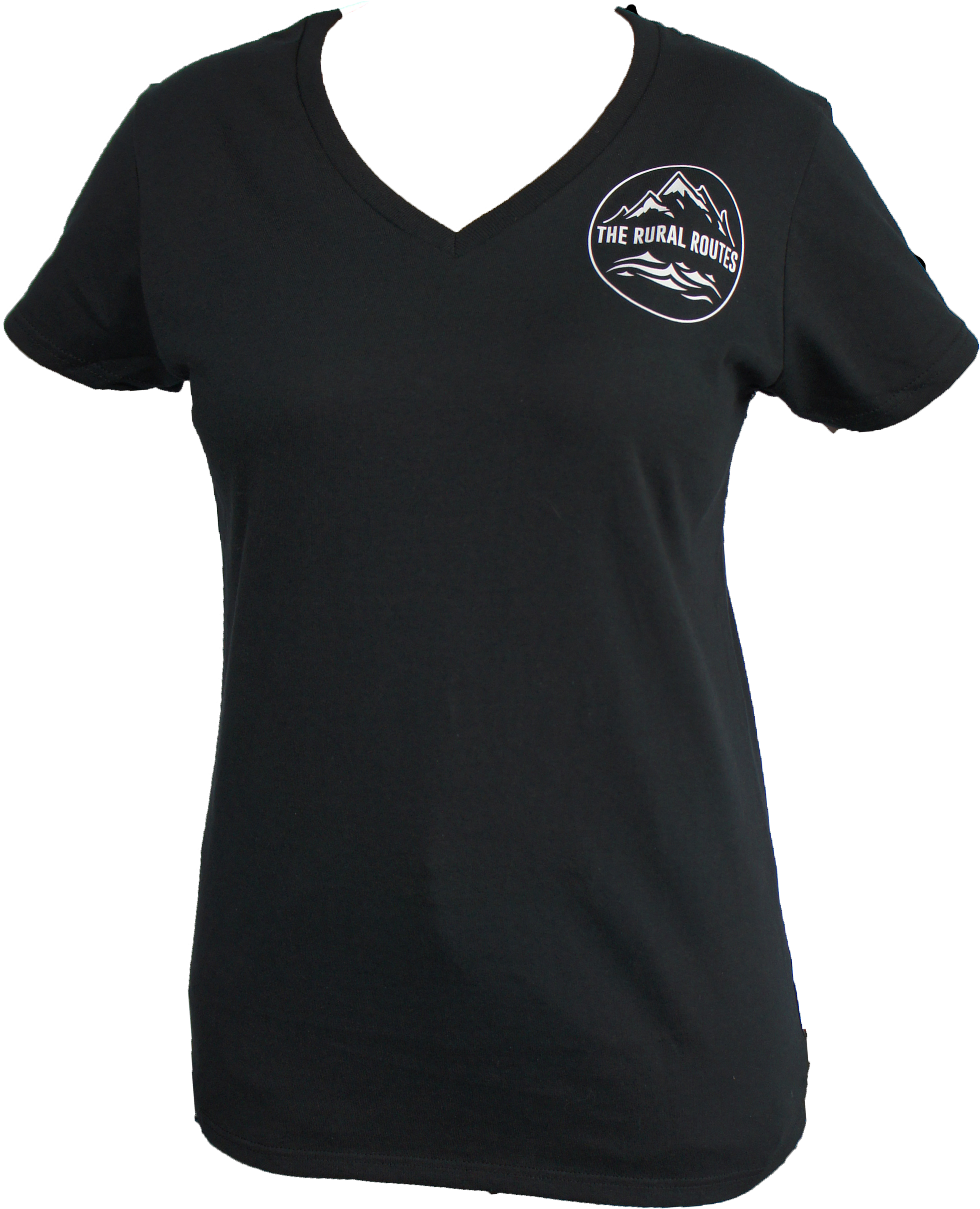 black v neck t shirt