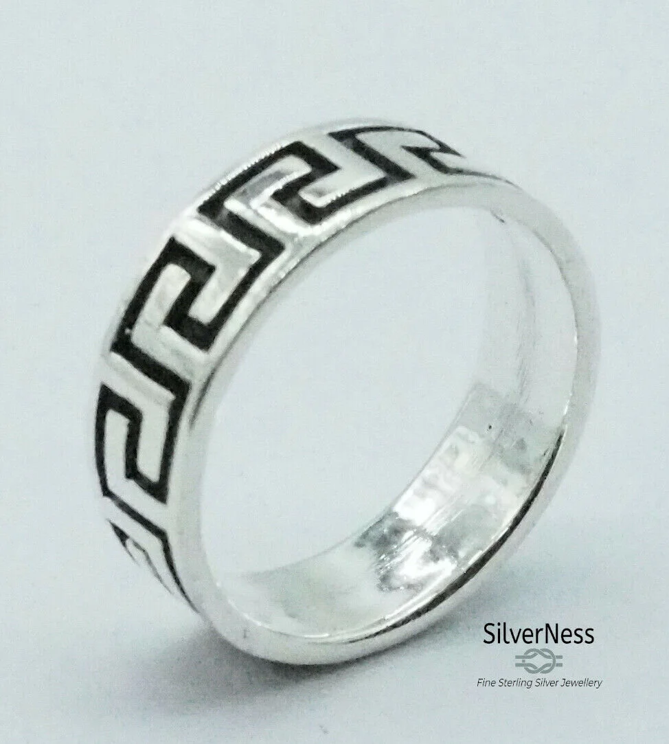 Greek on sale design ring