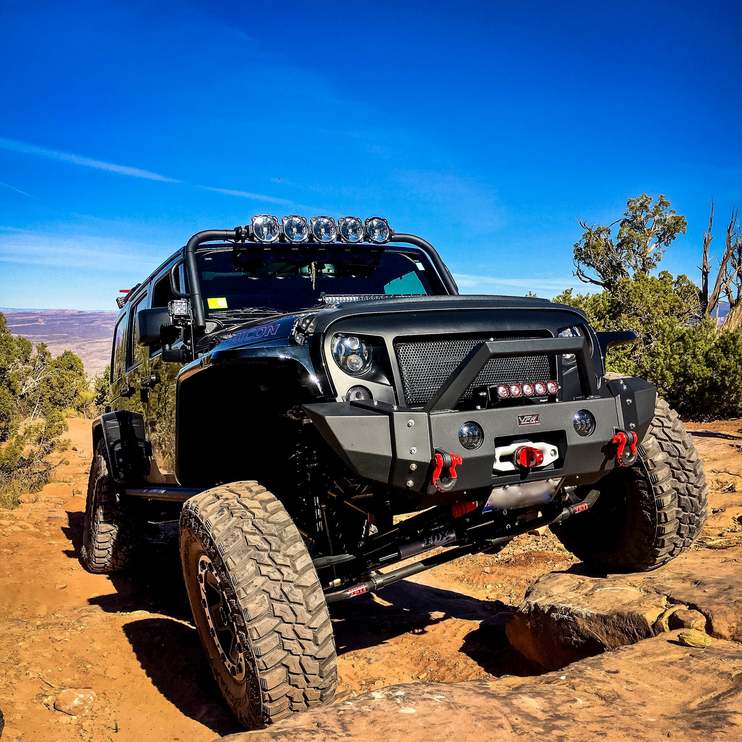 On "Top of the World" trail...