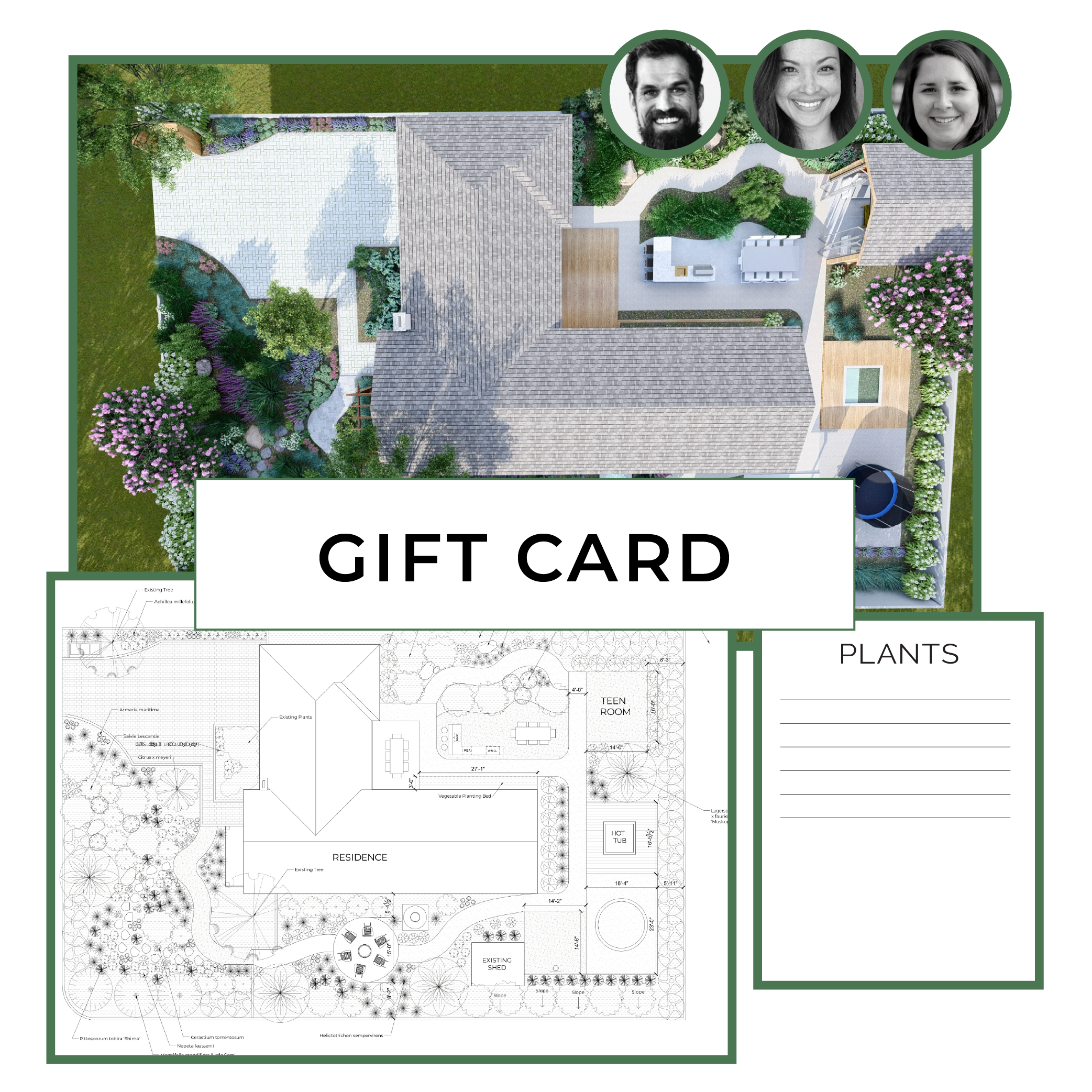 Yardzen Gift Card Yardzen Online Landscape Design
