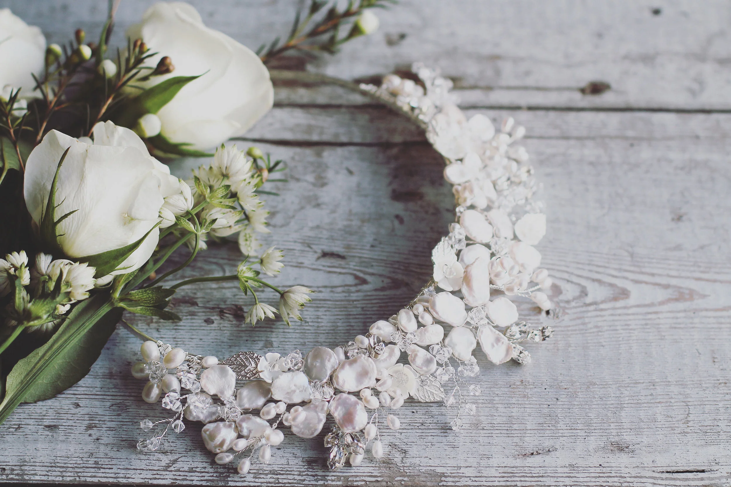 real flower headdress
