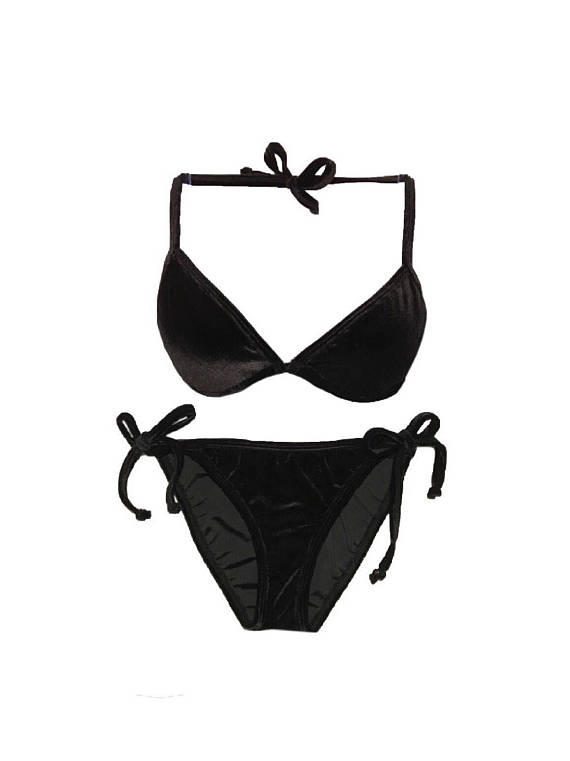black velvet swimsuit