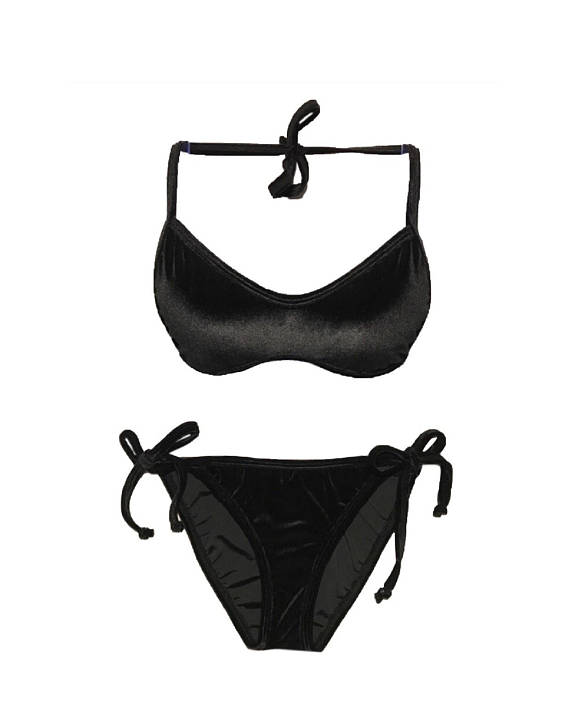 black velvet swimsuit