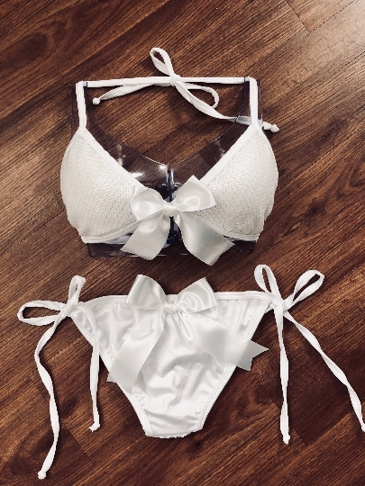 bride sequin swimsuit