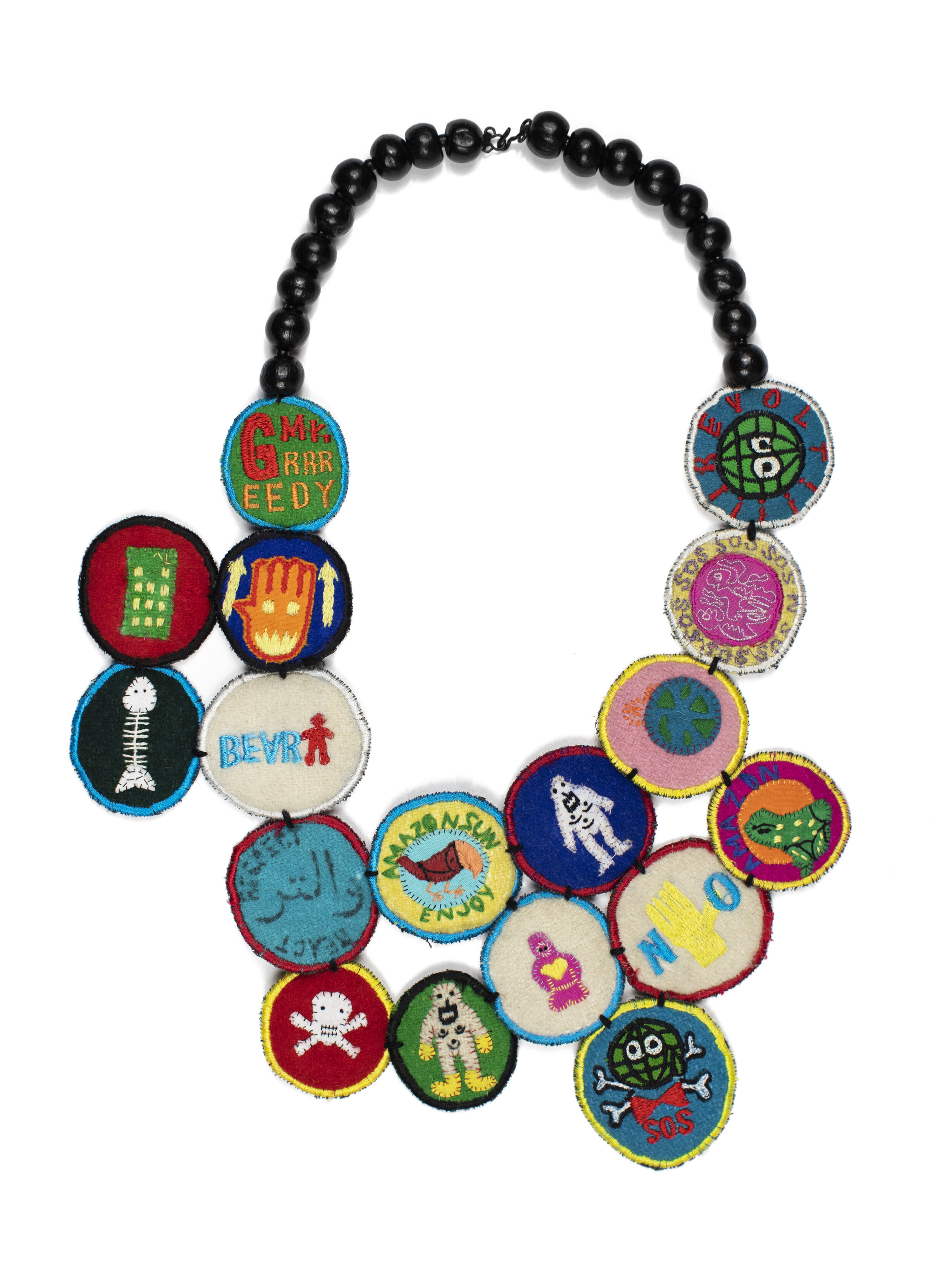 badge necklace