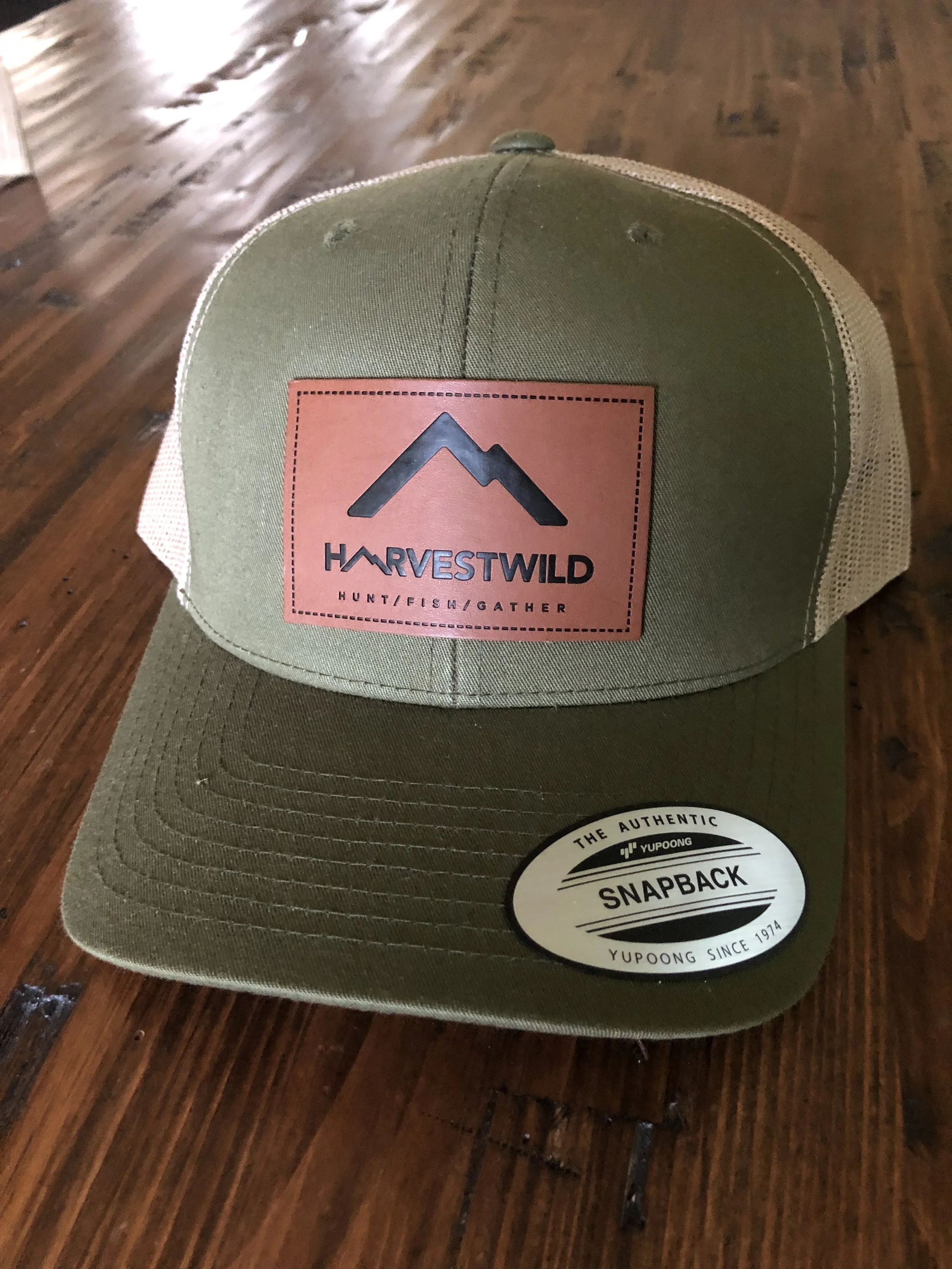 green khaki hat