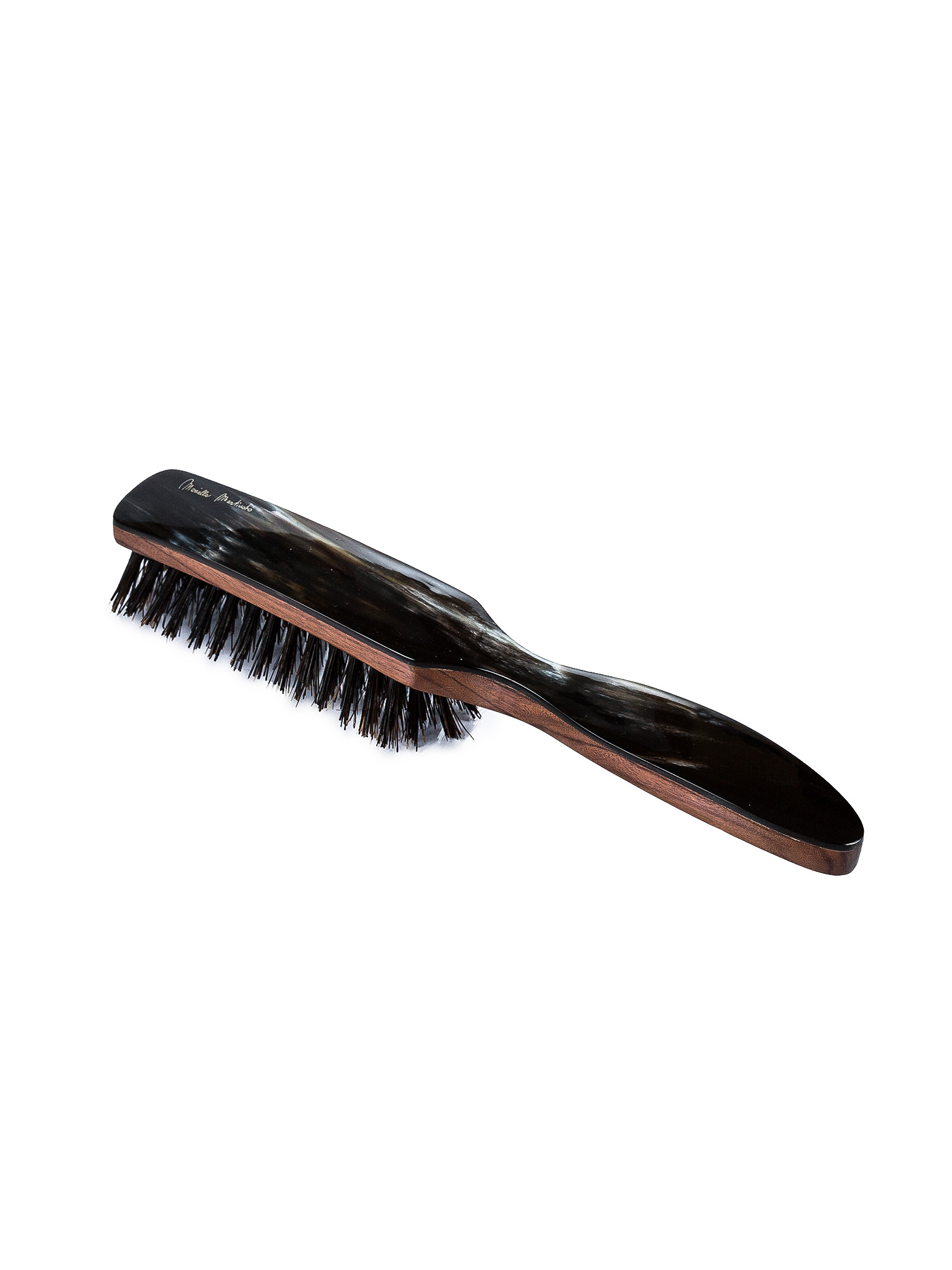 Mariella Martinato Rectangular Genuine Horn Hair Brush With