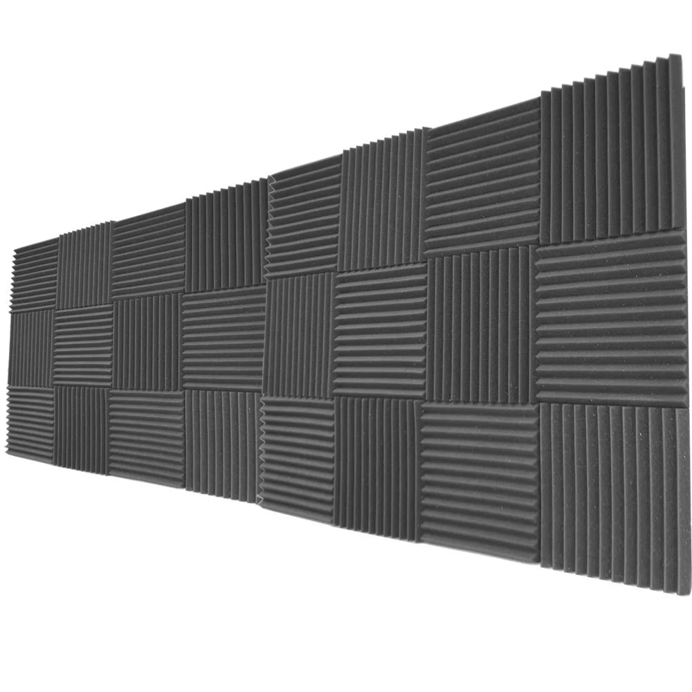 24 Pack Acoustic Panels Studio Foam Wedges 1 X 12 X 12 New