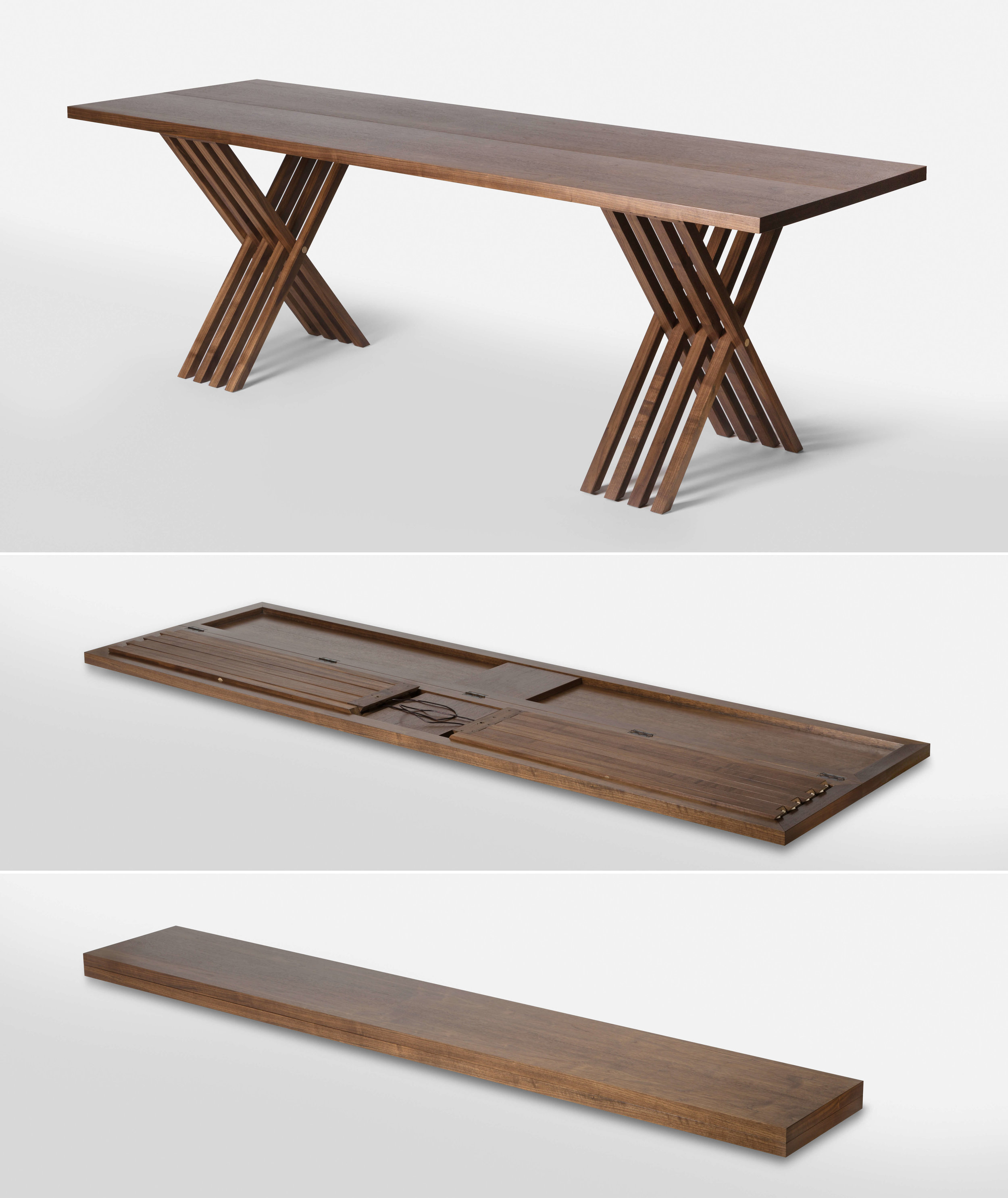 Folding Trestle Table Zelouf Bell Furniture Makers