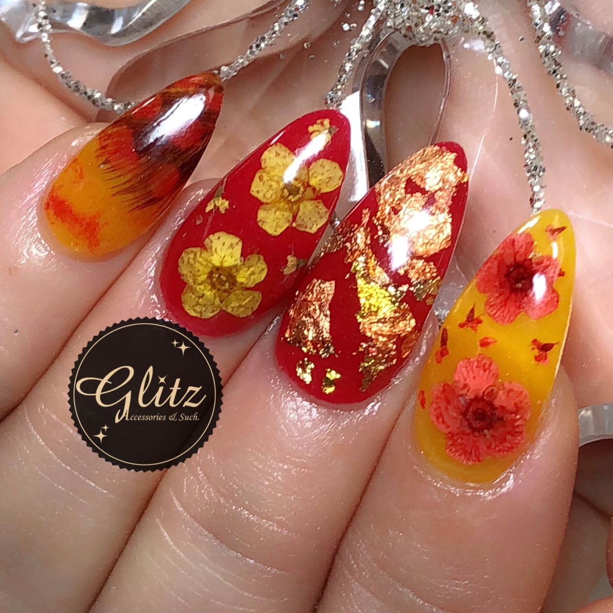 flower nail art