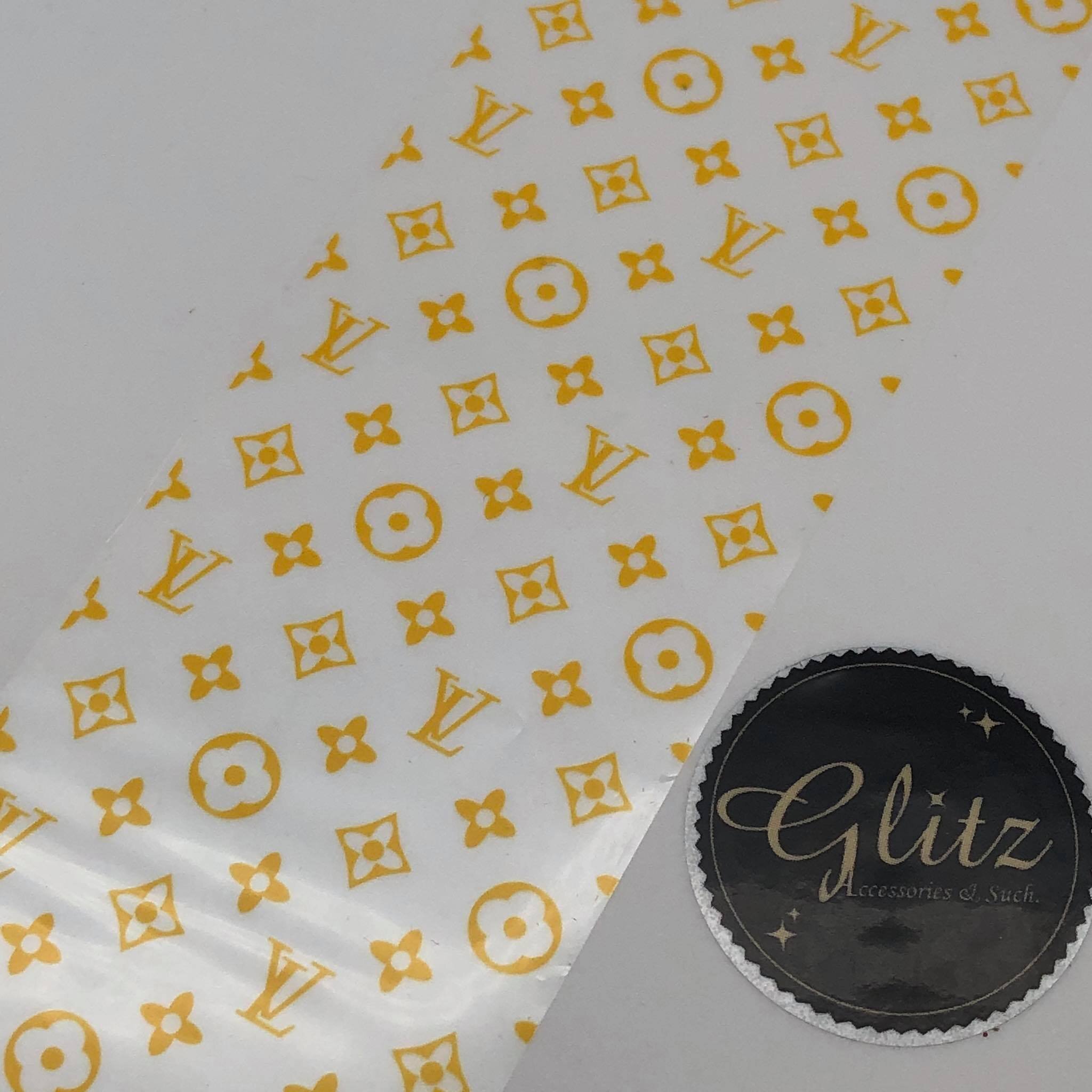Clear Brown Louis - Transfer Foil Single — Glitz Accessories & Such.