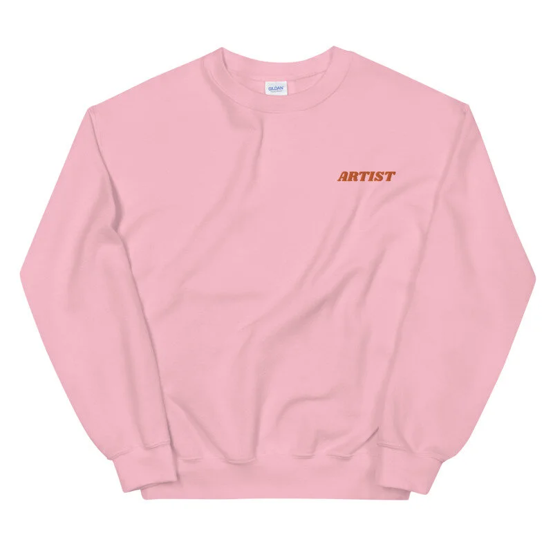 embroidered crew necks