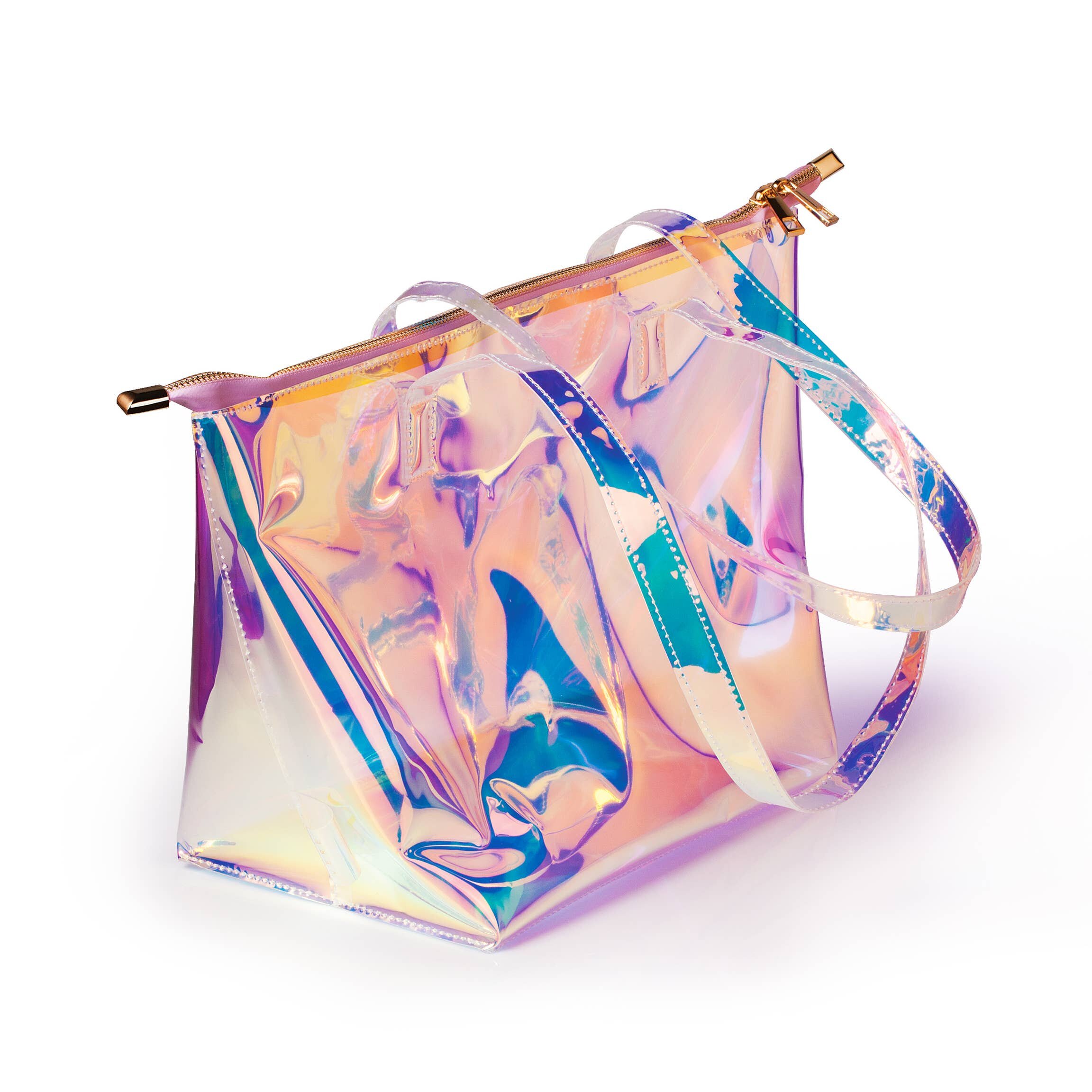 iridescent tote