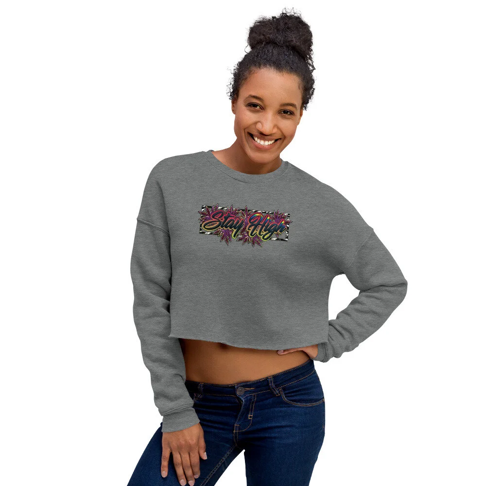 high cropped sweatshirt