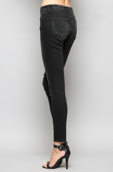 flying monkey black skinny jeans