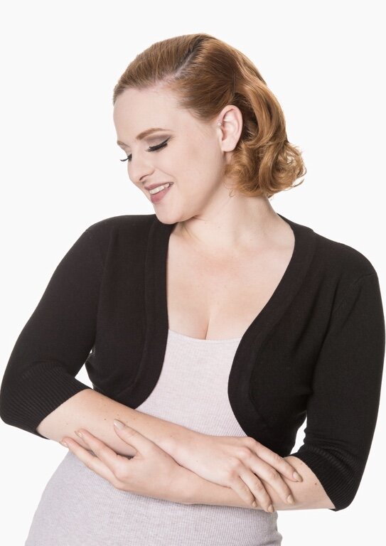 Black top bolero ladies
