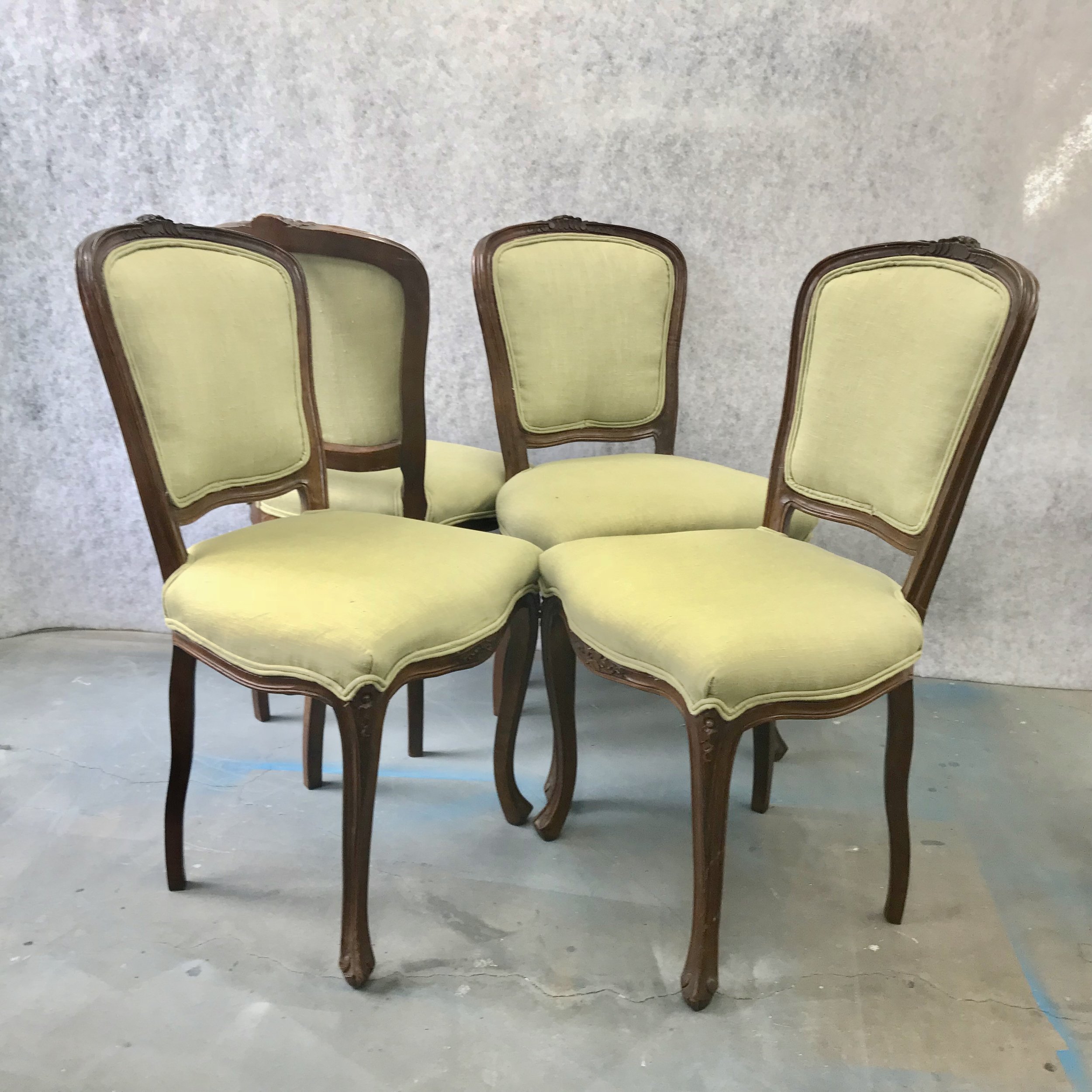 Vintage French Dining Chairs Set Of 4 City Girl Arts