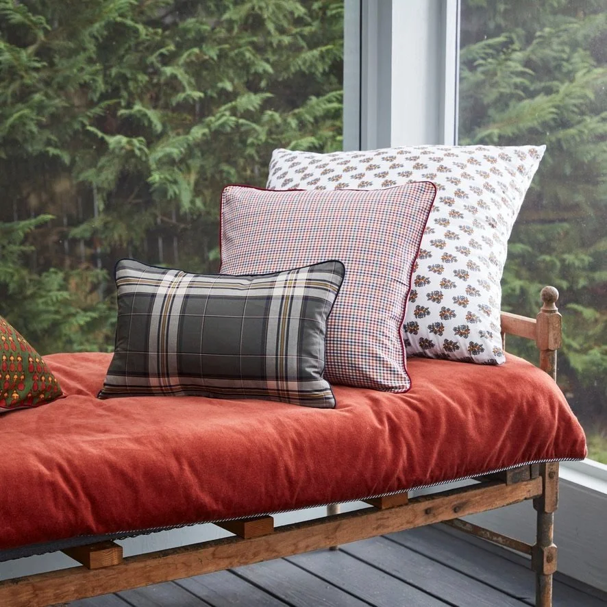 Plaid & Check Cotton Pillow Assortment — Layla Brooklyn