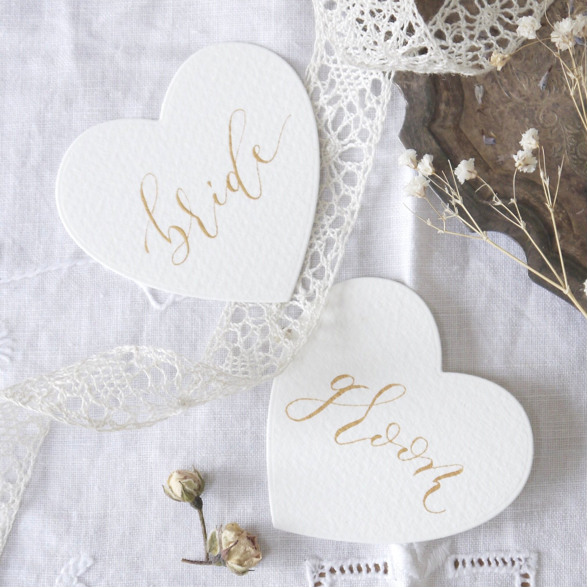 wedding Beautiful Special Bridesmaid heart gift &string tag by East of India 