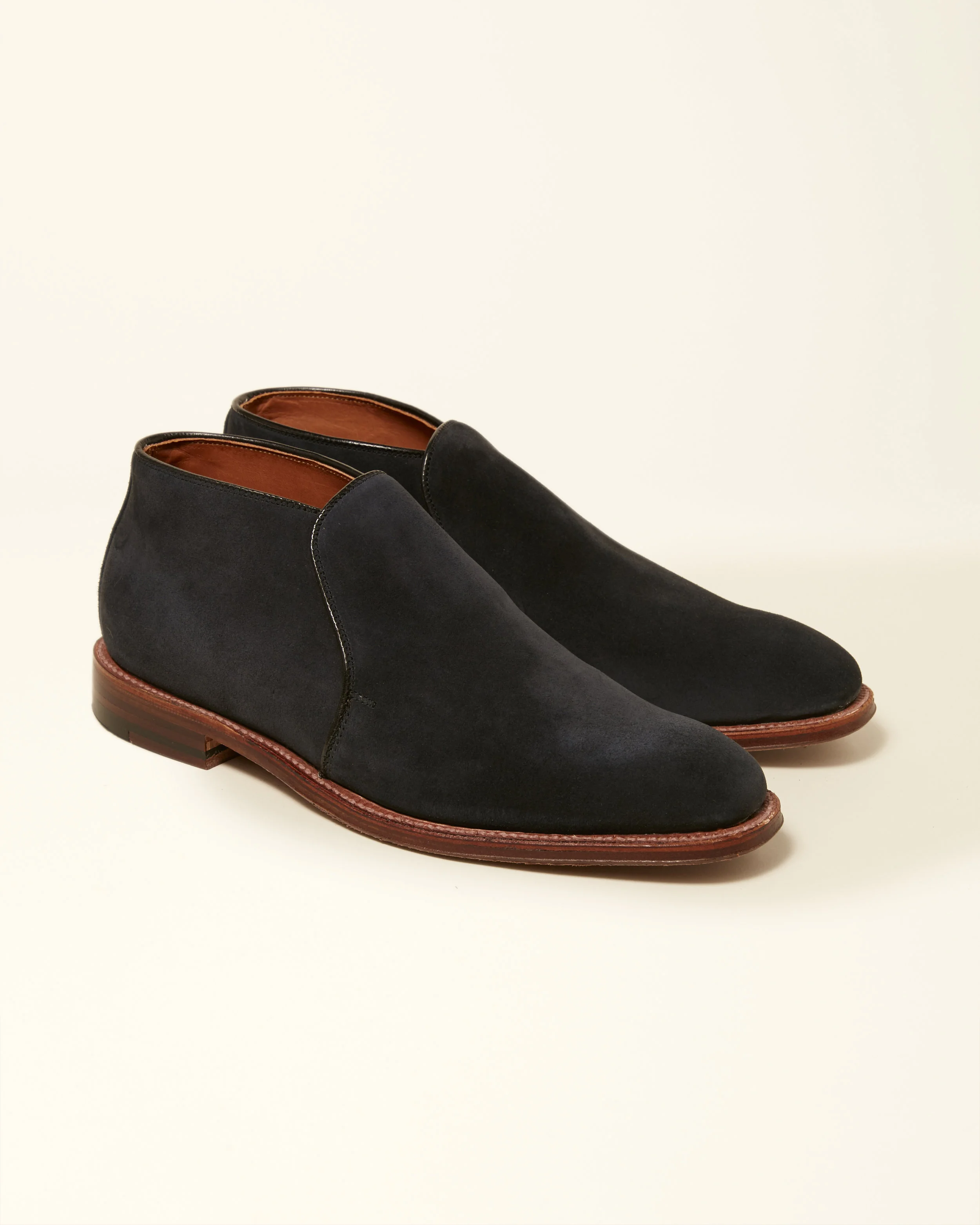 navy suede chukka boots