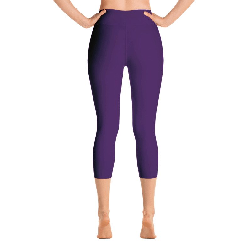 dark purple yoga pants