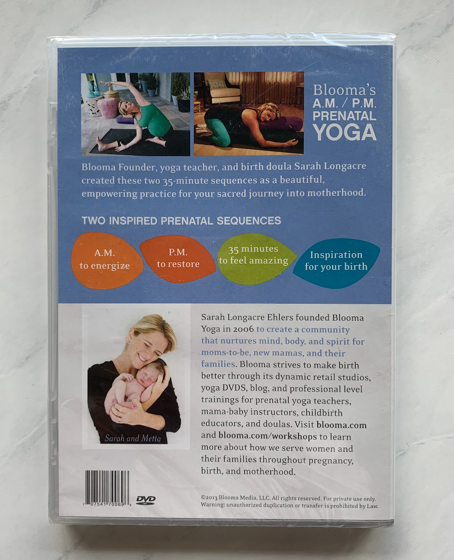prenatal yoga dvd