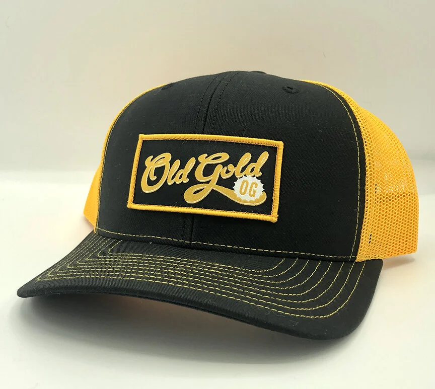 Black gold hat on sale