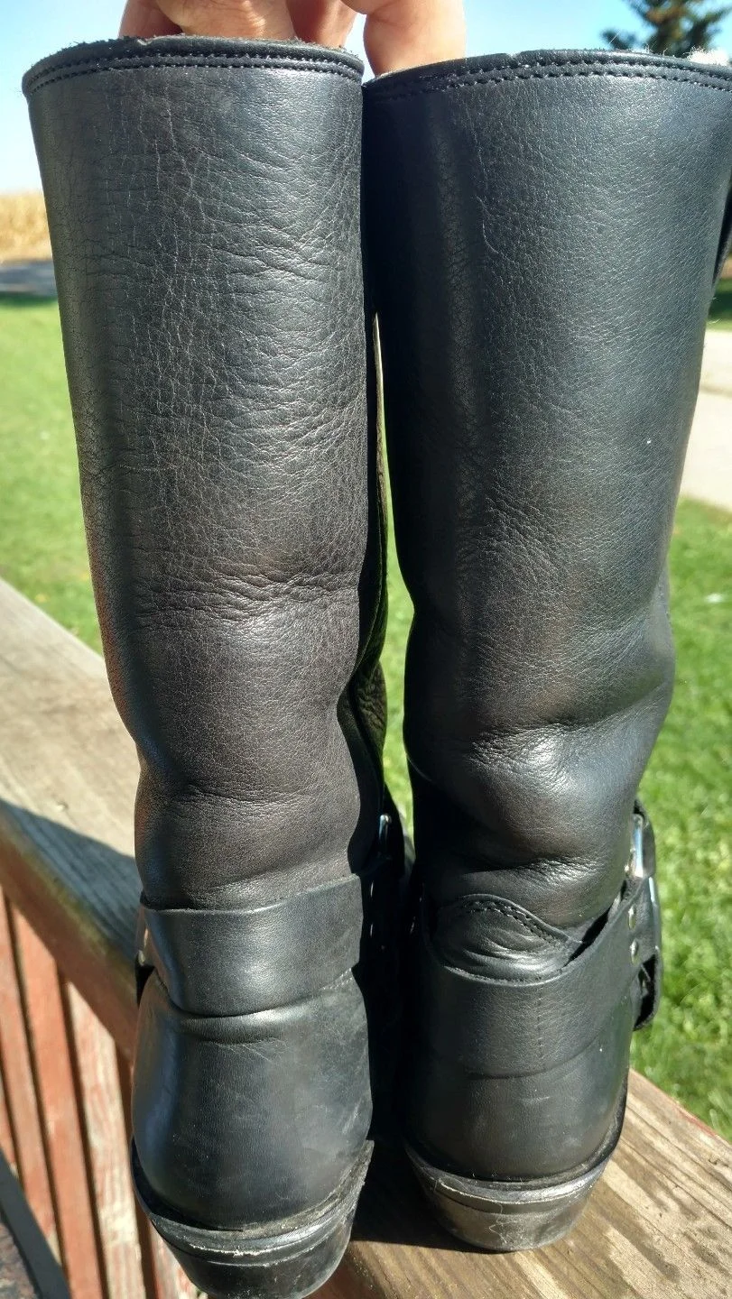 frye shearling lined boots