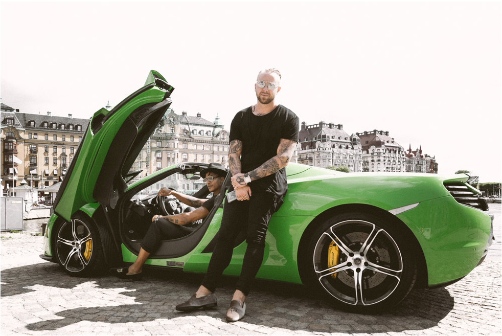green ferrari shoes