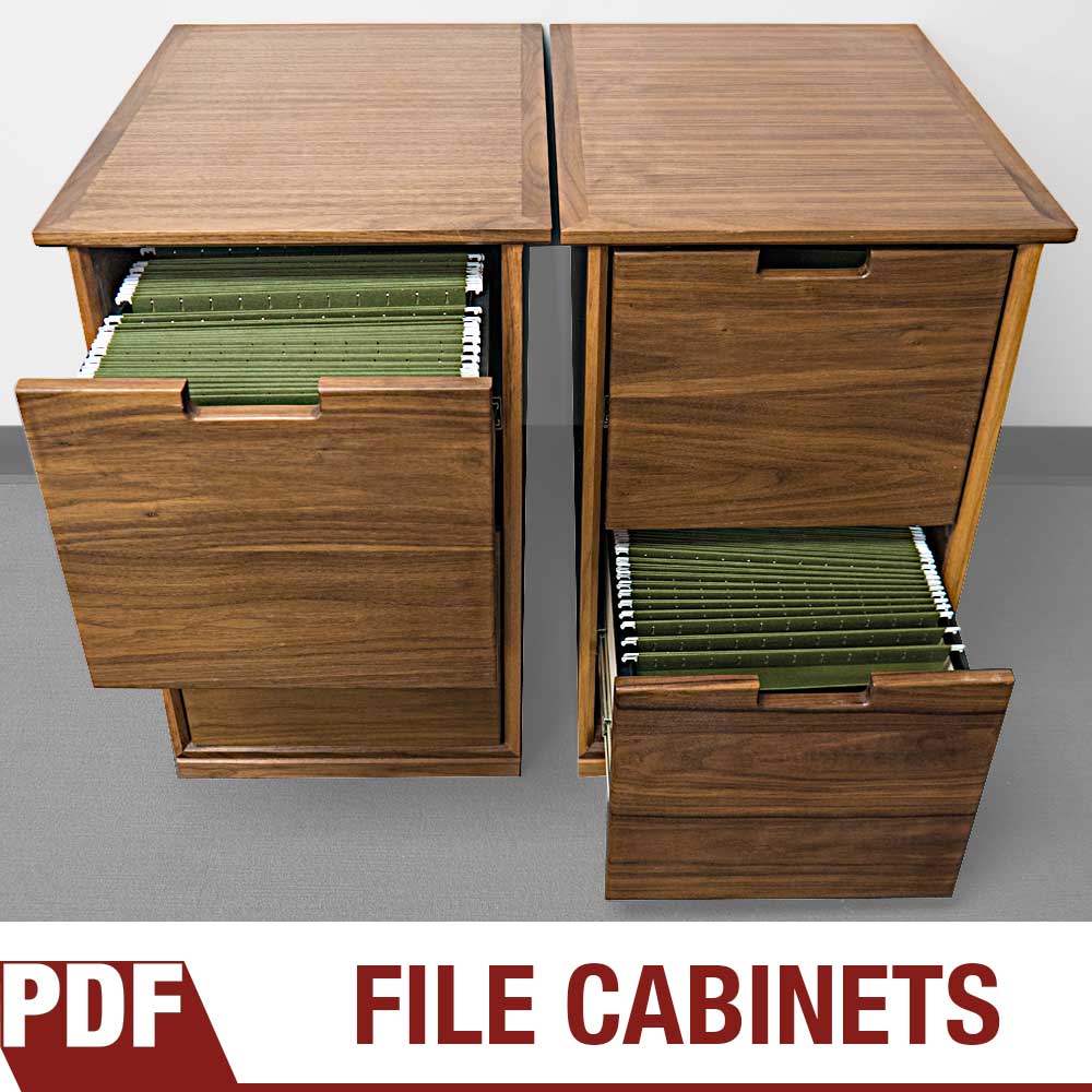 Wooden File Cabinet Plans