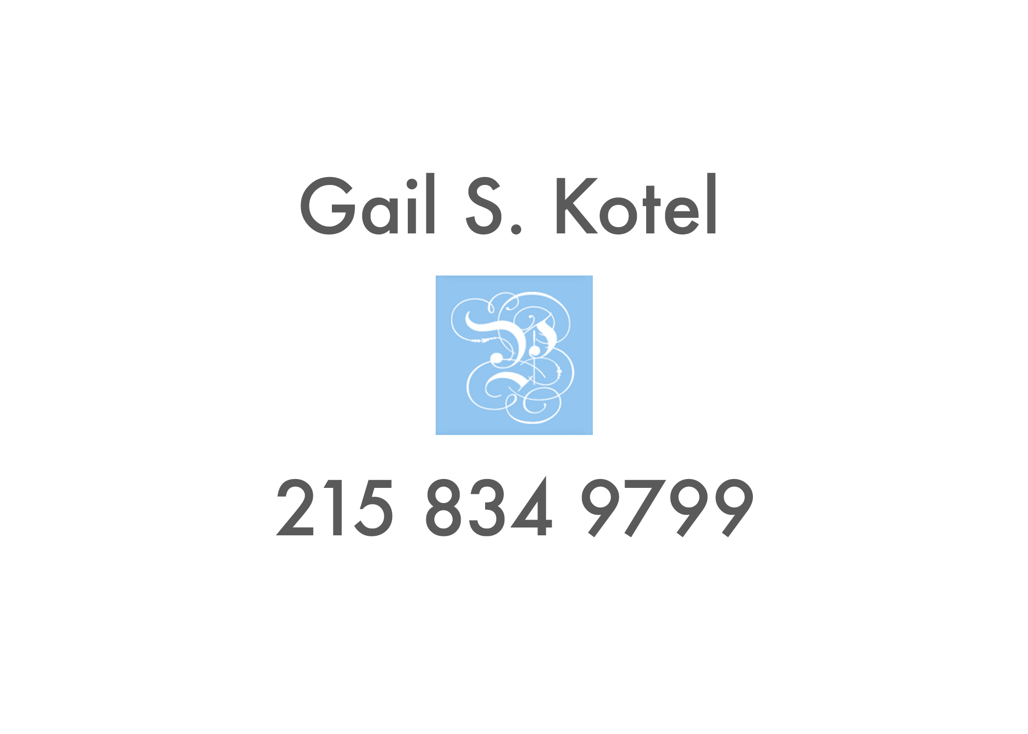 Gail•Kotel 215•834•9799