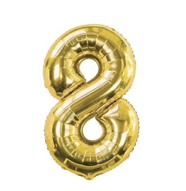 34in Number 8 Balloon 34in Number 8 Balloon