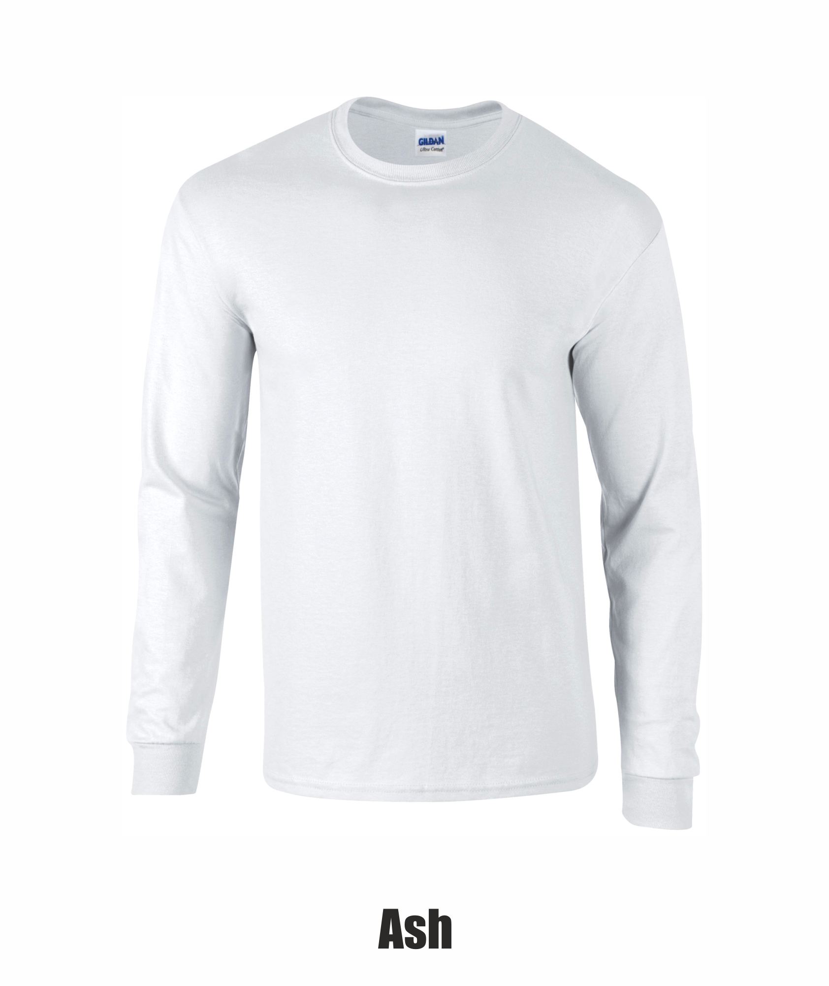 white long sleeve sweatshirt