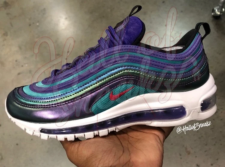 Nike Air Max 97 GS 'Iridescent' Court PurpleNeptune Blue Nike Air Max 97 GS 'Iridescent' Court PurpleNeptune Blue
